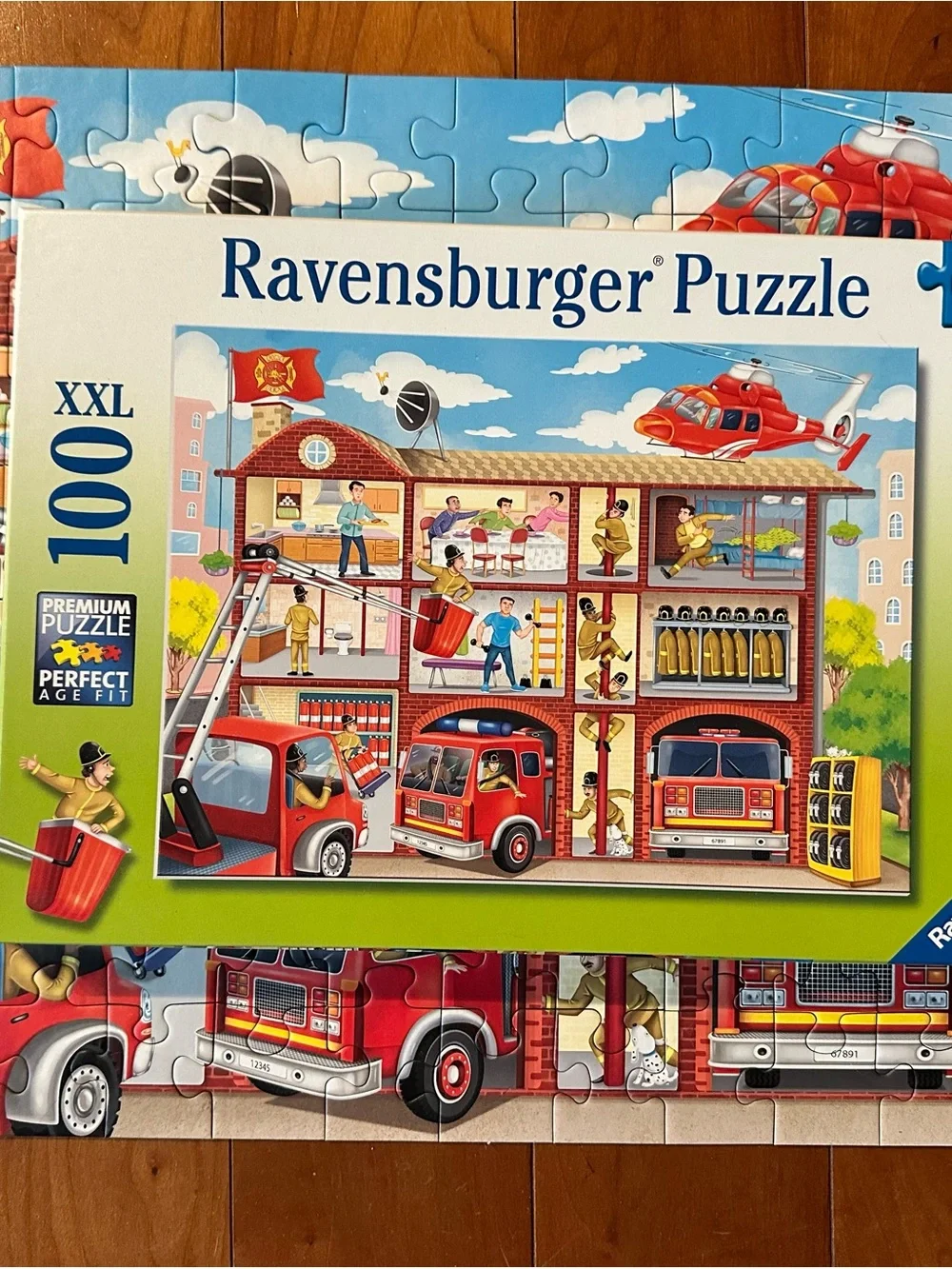 Ravensburger Red & Multicolor Kids Puzzle Duo - Firehouse and Carnival Scenes